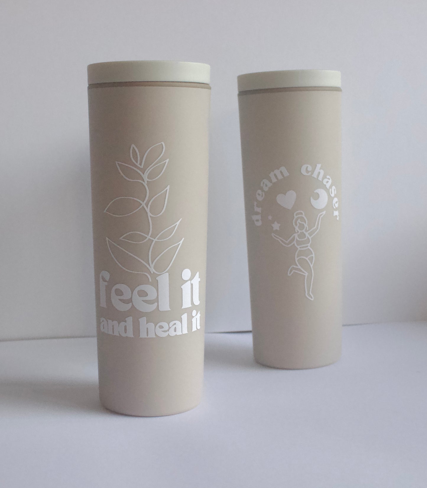 Spread the Love Tumblers: 18oz Matte Tumblers with Straw