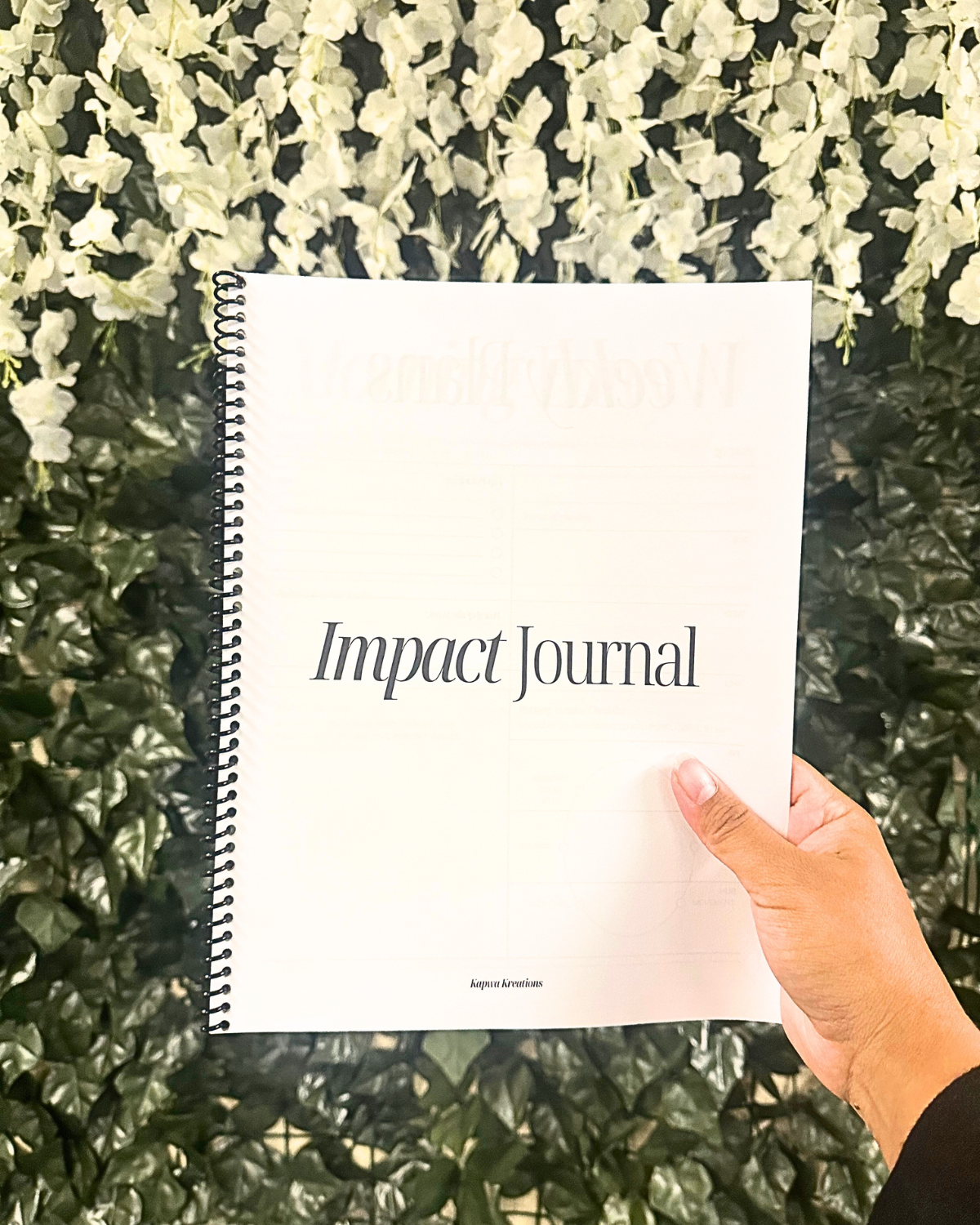 The Impact Journal || Guided 2 Week Reflection & Habit Setting Challenge