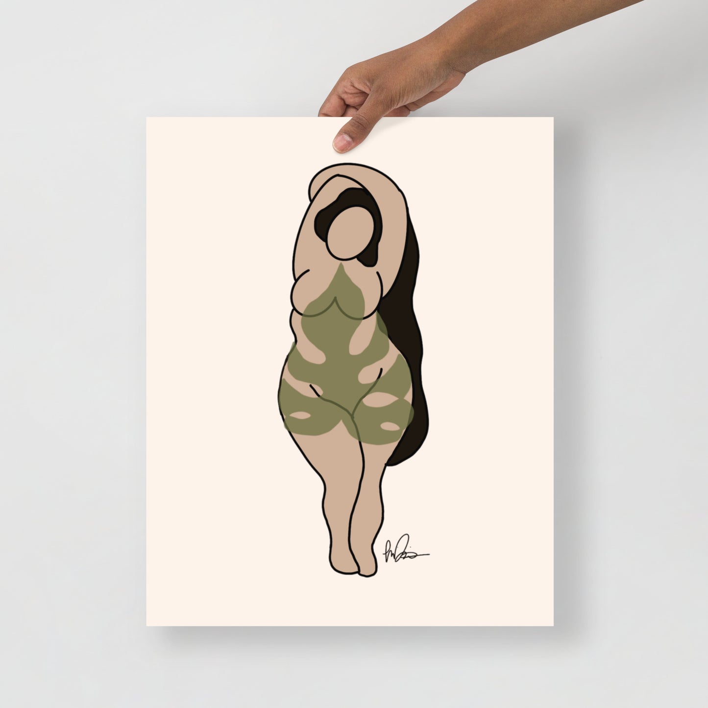 Monstera Mia Art Print