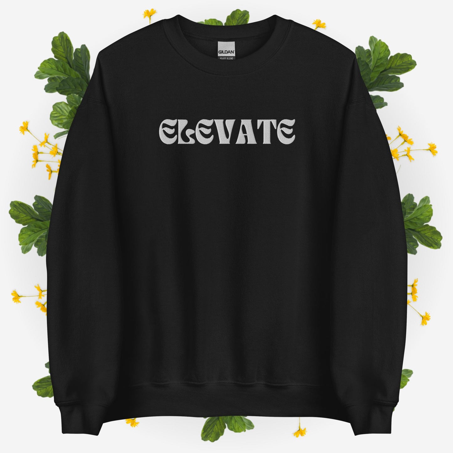 Elevate Collection: Embroidered Crewneck