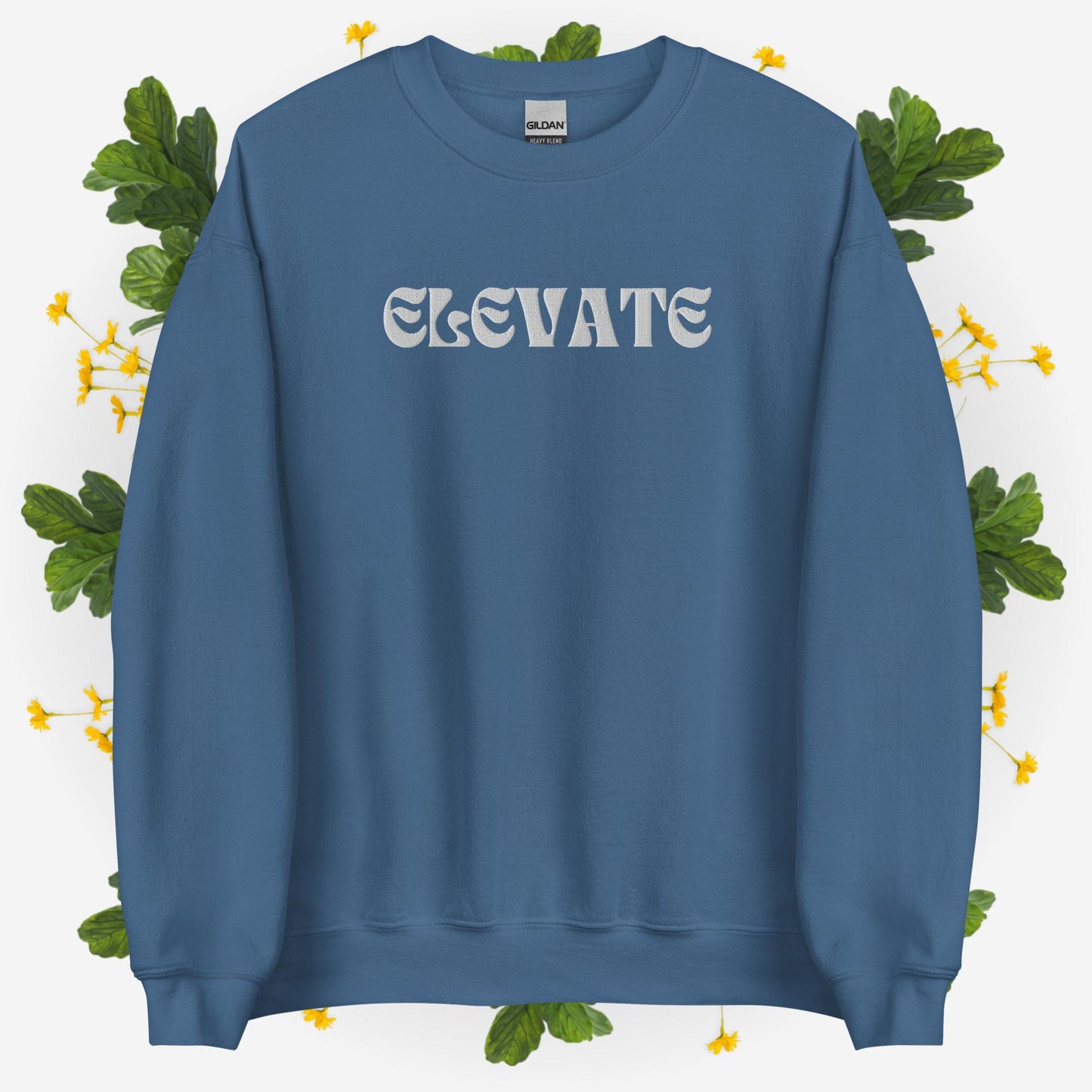 Elevate Collection: Embroidered Crewneck