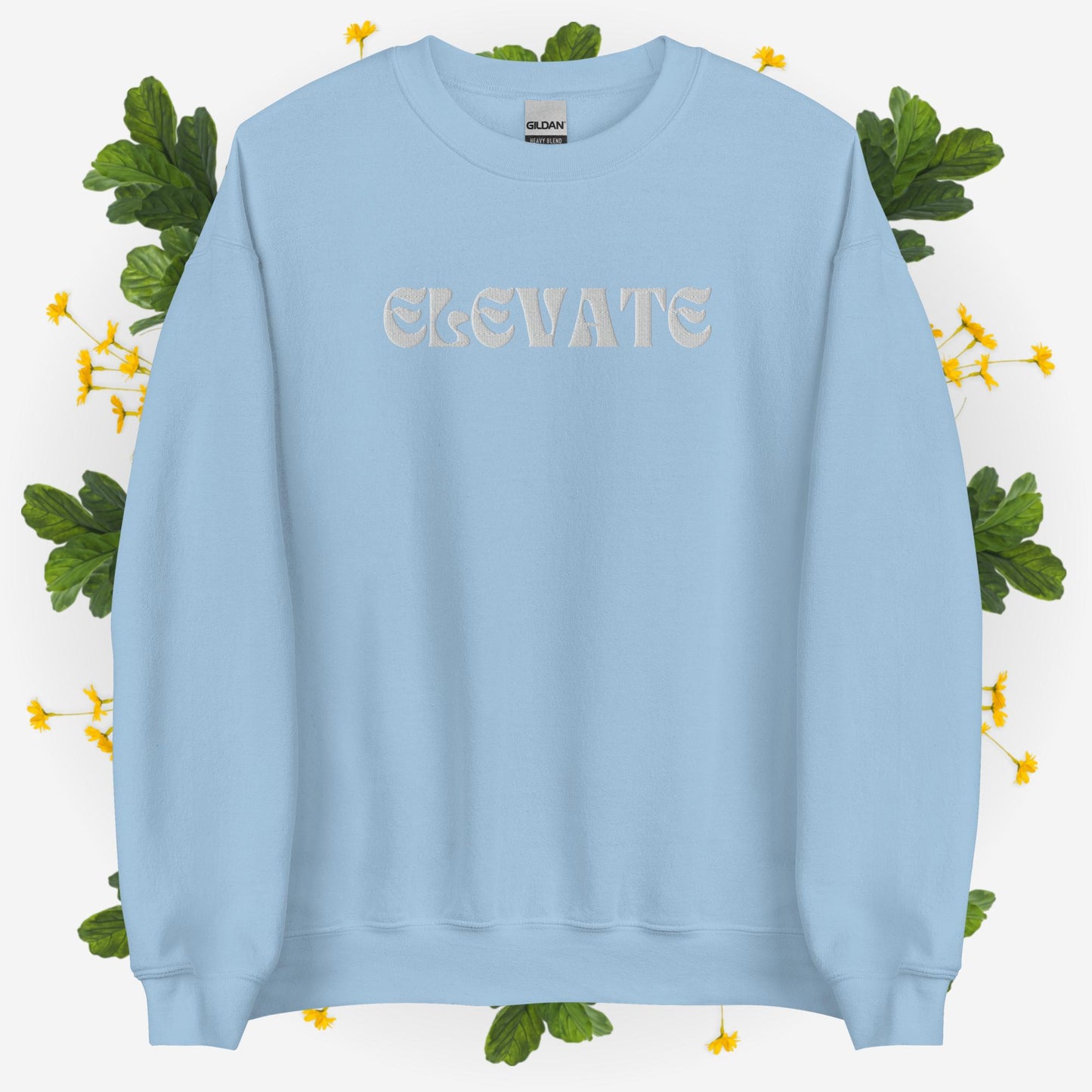 Elevate Collection: Embroidered Crewneck