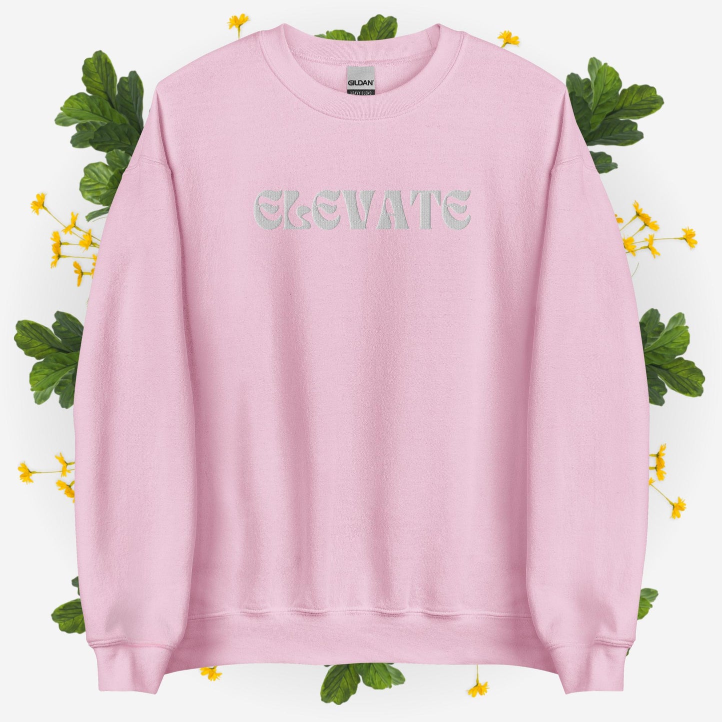 Elevate Collection: Embroidered Crewneck