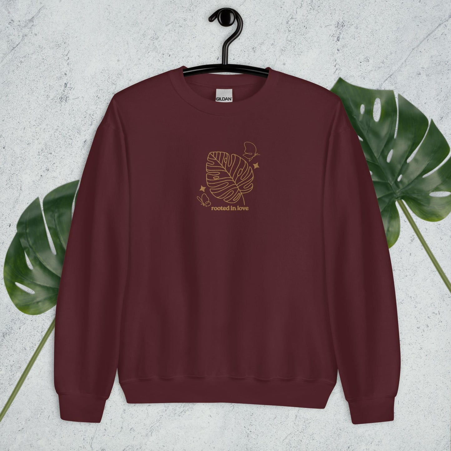 Rooted in Love Embroidered Crewneck