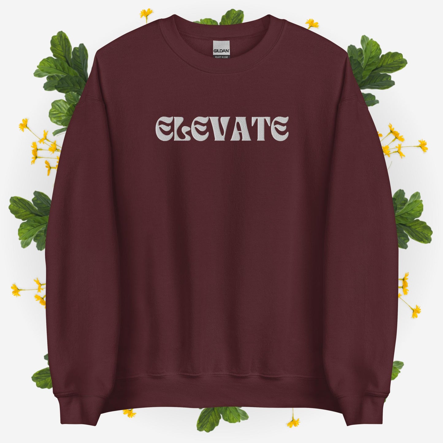 Elevate Collection: Embroidered Crewneck