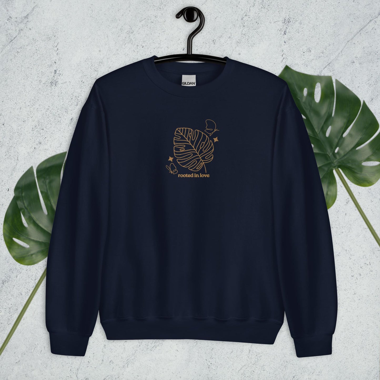 Rooted in Love Embroidered Crewneck