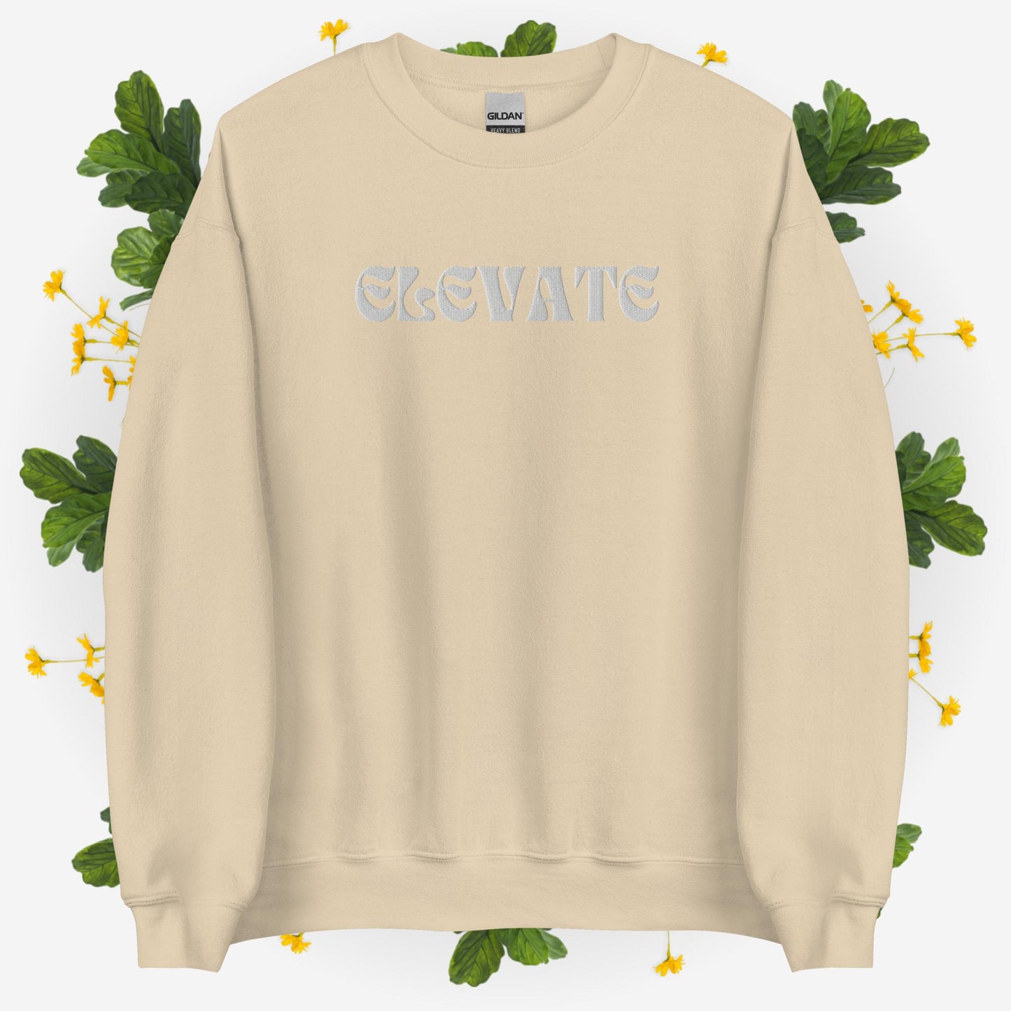 Elevate Collection: Embroidered Crewneck