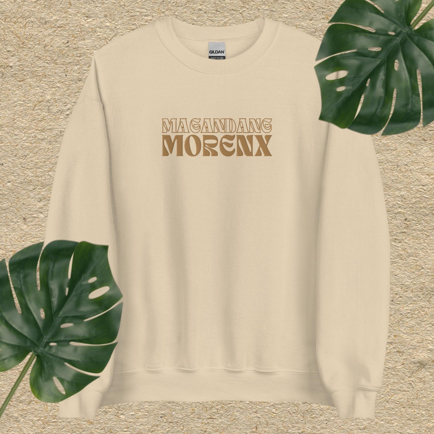 Magandang MorenX: Embroidered Crewneck