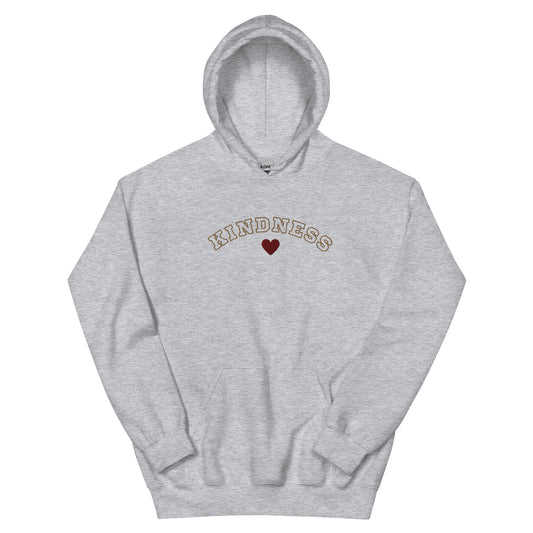 Kindness || Embroidered Heavy Duty Unisex Hoodie