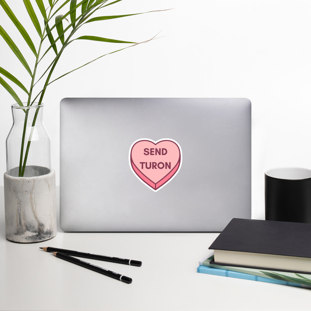 Send Turon - Heart Candy Vinyl Sticker